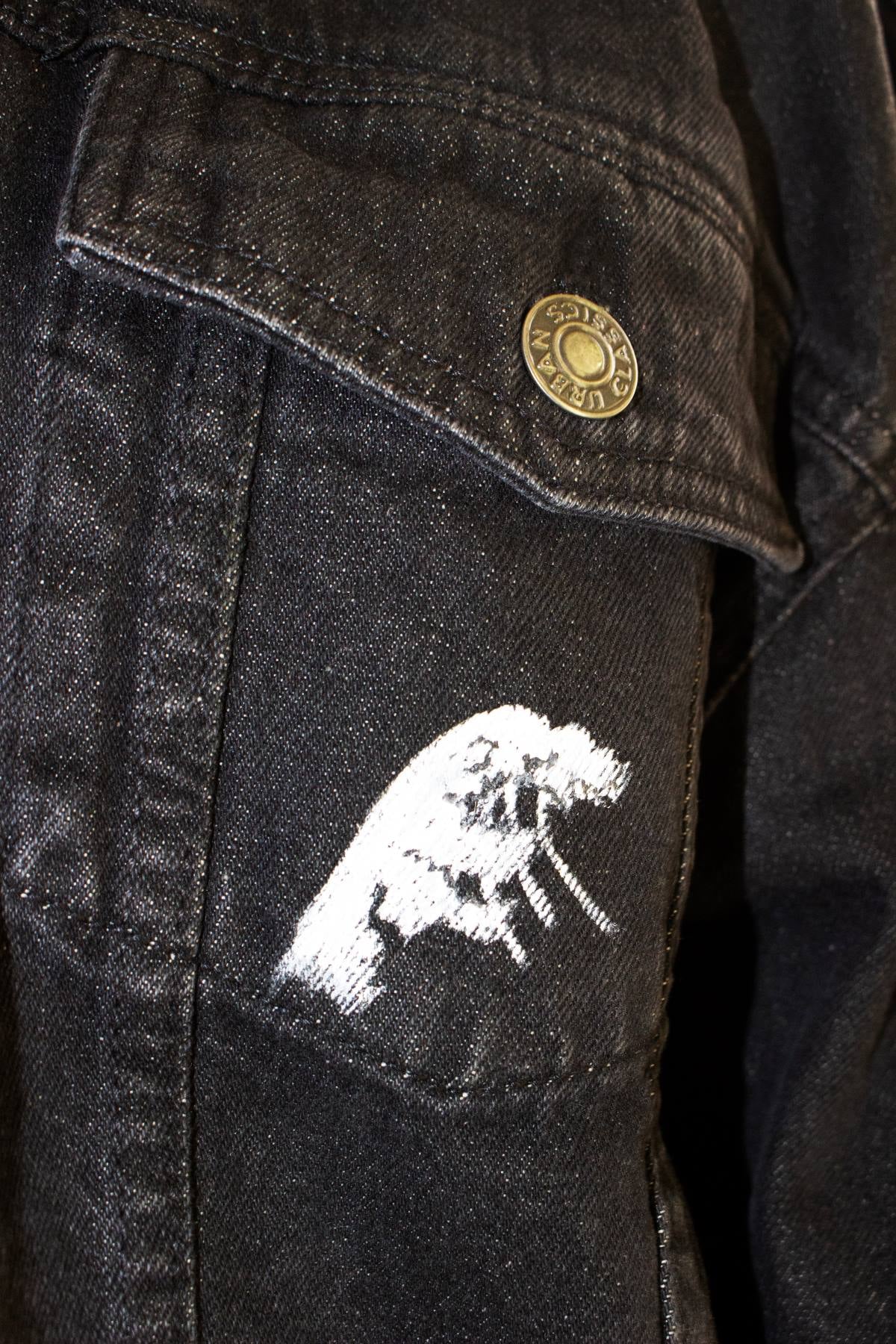 Nagare no Koi- Handpainted Denim Jacket - Image 6