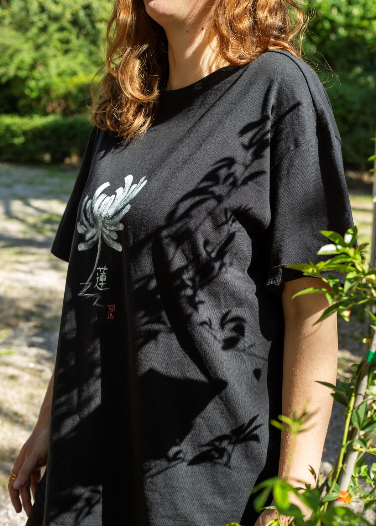 Lotus Bloom - Handpainted T-shirt