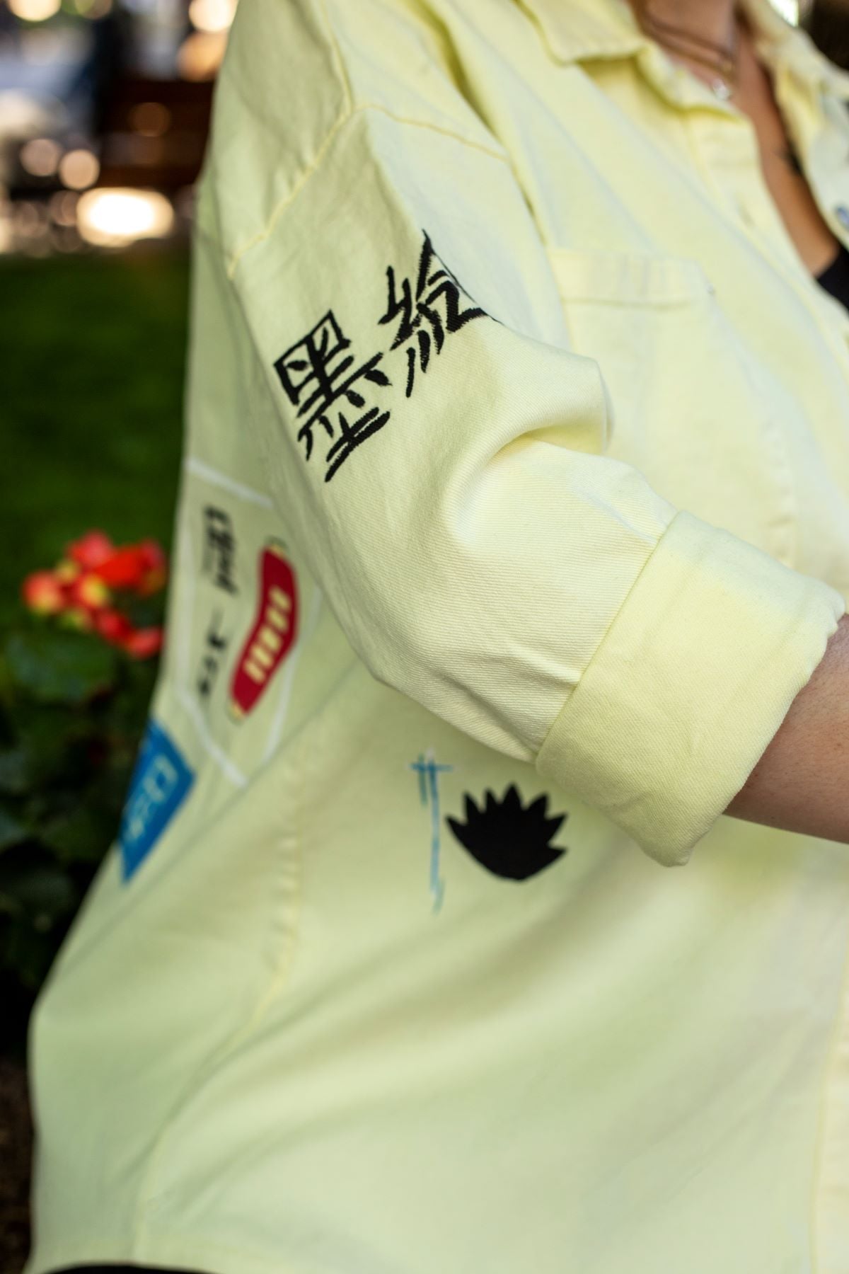 Midnight District- Handpainted Denim Jacket - Image 2