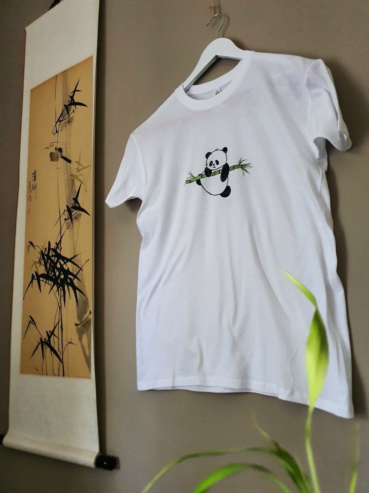 Panda - Handpainted Tee - Image 3
