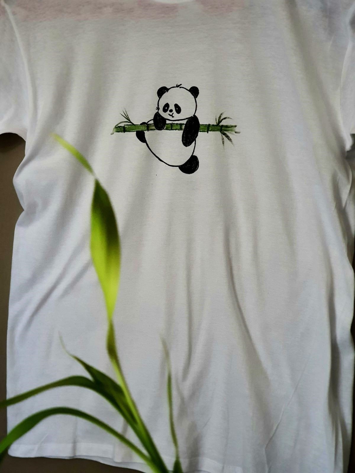 Panda - Handpainted Tee