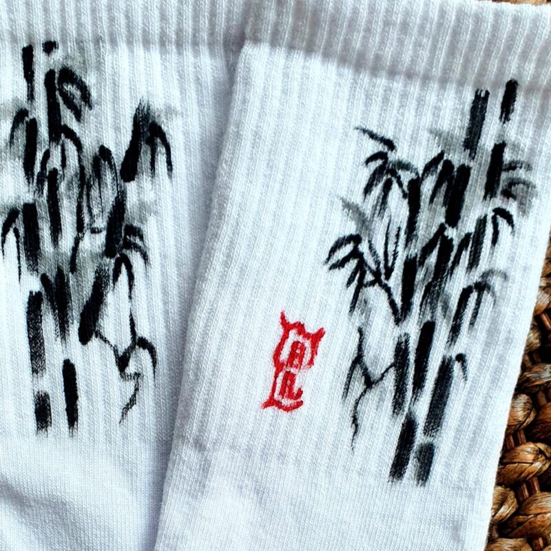 Bamboo - Handpainted Socks
